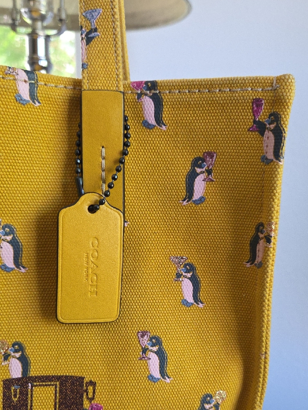 COACH Yellow Rexy & Carriage Tote 2017 - Picture 8 of 16